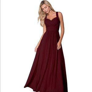 Burgundy Formal Dress